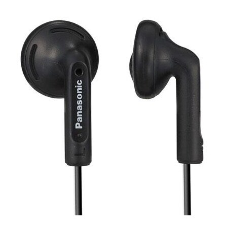 Panasonic Earbud Headphones Black RP-HV096-K